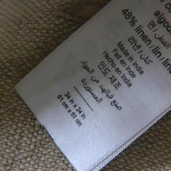 West Elm Accents Nwt West Elm Cotton Linen Velvet Corners 24x24